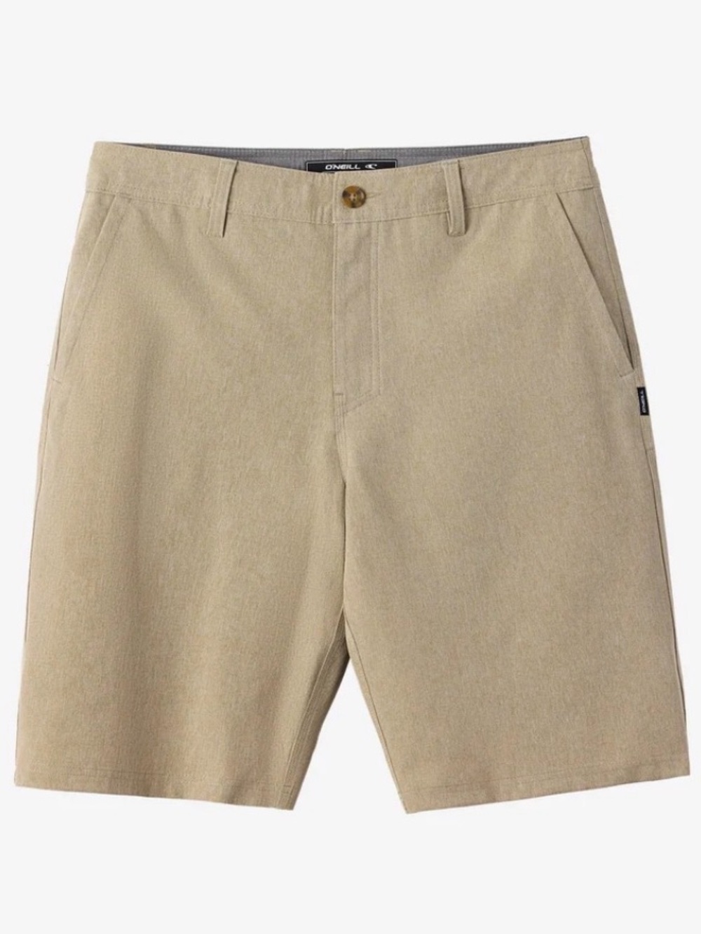 O'Neill Men's Light Khaki 19” Hybrid Hyperdry Shorts size 30 Reserve Light